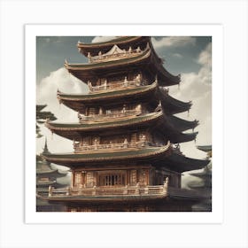 Chinese Pagoda Art Print