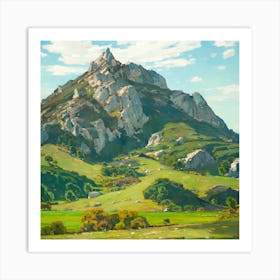 Mountain Landscape 6 Art Print