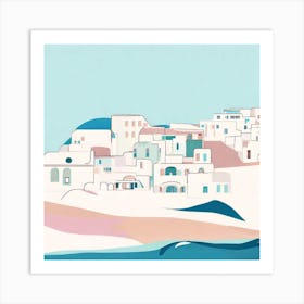 Greece art Art Print