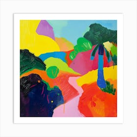 Abstract Travel Collection Saint Vincent And The Grenadines 2 Art Print