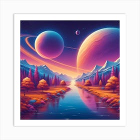 Saturn 1 Art Print