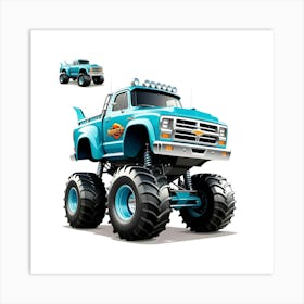 Monster Truck 1 Art Print