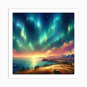 Aurora S Symphony 3 Art Print