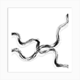 Snake Drawing Art Print