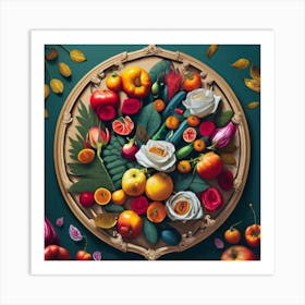 Fruit And Vegetables Art Print