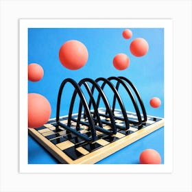 Chess Game 1 Art Print