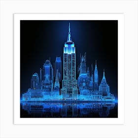 New York City Skyline Art Print