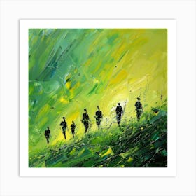 Irish Regiment Art Print