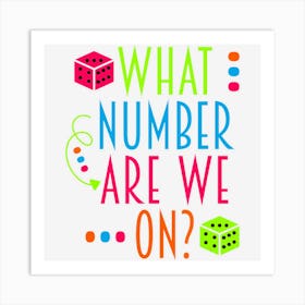 What Number Are We On Funny Bunco Art Print