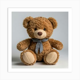 Brown Teddy Bear Art Print