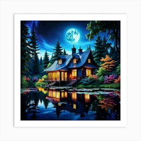 House In The Forest Art Print