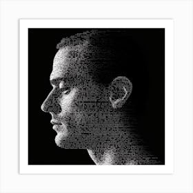 Profile Of A Man Art Print