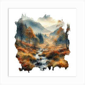 Autumn In Scotland 1 Art Print