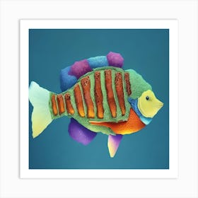 Fuzzyfish Art Print