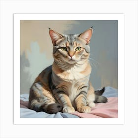 Cat Painting Art Print