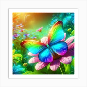 Colorful Butterfly 1 Art Print