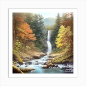 woodland fall Art Print