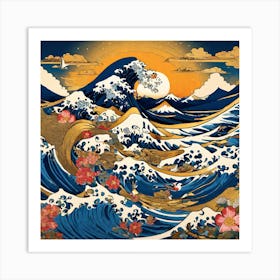 Great Wave Off Kanagawa 2 Art Print