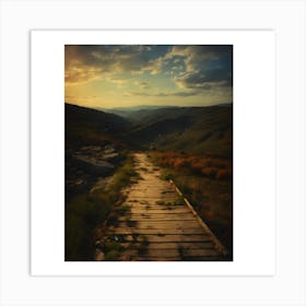 Path To The Mountains Art Print