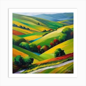 Landscape Painting 155 Art Print