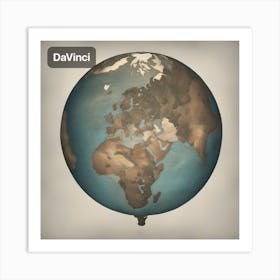 World Globe Art Print