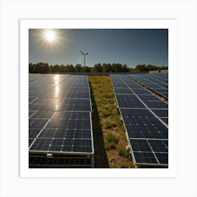 Solar Power Plant 1 Art Print