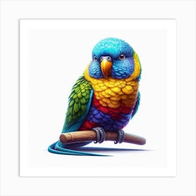 Parrot of Laurie 2 Art Print