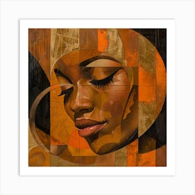 Woman'S Face 24 Art Print