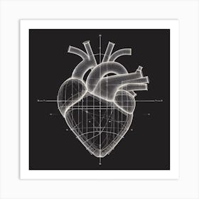 Heart - Medical Illustration Art Print