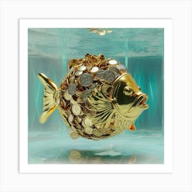 Gold Fish Art Print