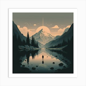 Mountain Landscape 3 Art Print