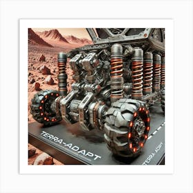 Mars Dominion Mobile Medical Unit Terra Adapt Suspension Art Print