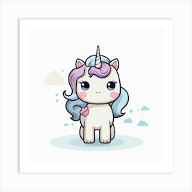 Cute Unicorn 16 Art Print