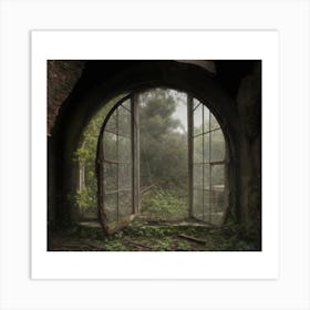 Window In The Woods Art Print