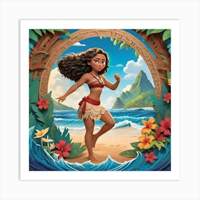 Moana Art Print