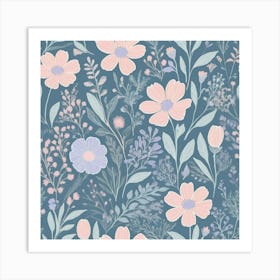 Floral Pattern 14 Art Print