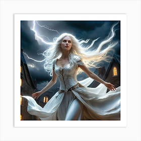 White Witch 2 Art Print