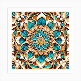 Psychedelic Mandala 36 Art Print