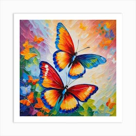 Butterfly Painting 61 Art Print