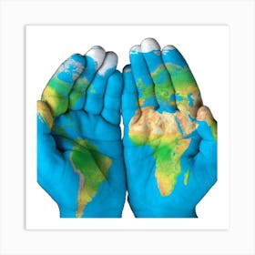 Hands Of The World Art Print