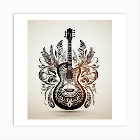 Acoustic Guitar Art Print