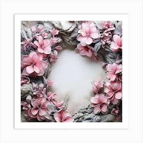 Flower Wreath Art Print