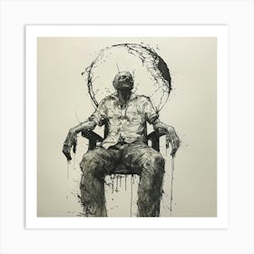 Dead Man'S Chair Art Print