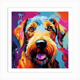 Terrier Pop Art Art Print