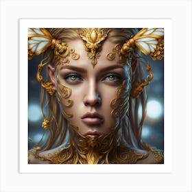 Golden Angel Art Print