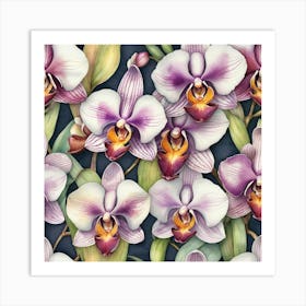 Orchids 5 Art Print