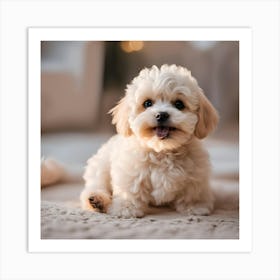 Cute Puppy Art Print