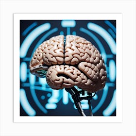 Artificial Brain 32 Art Print