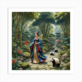 Chinese Panda Art Print