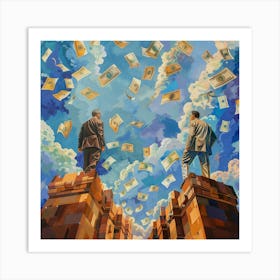 'Money In The Sky' Art Print